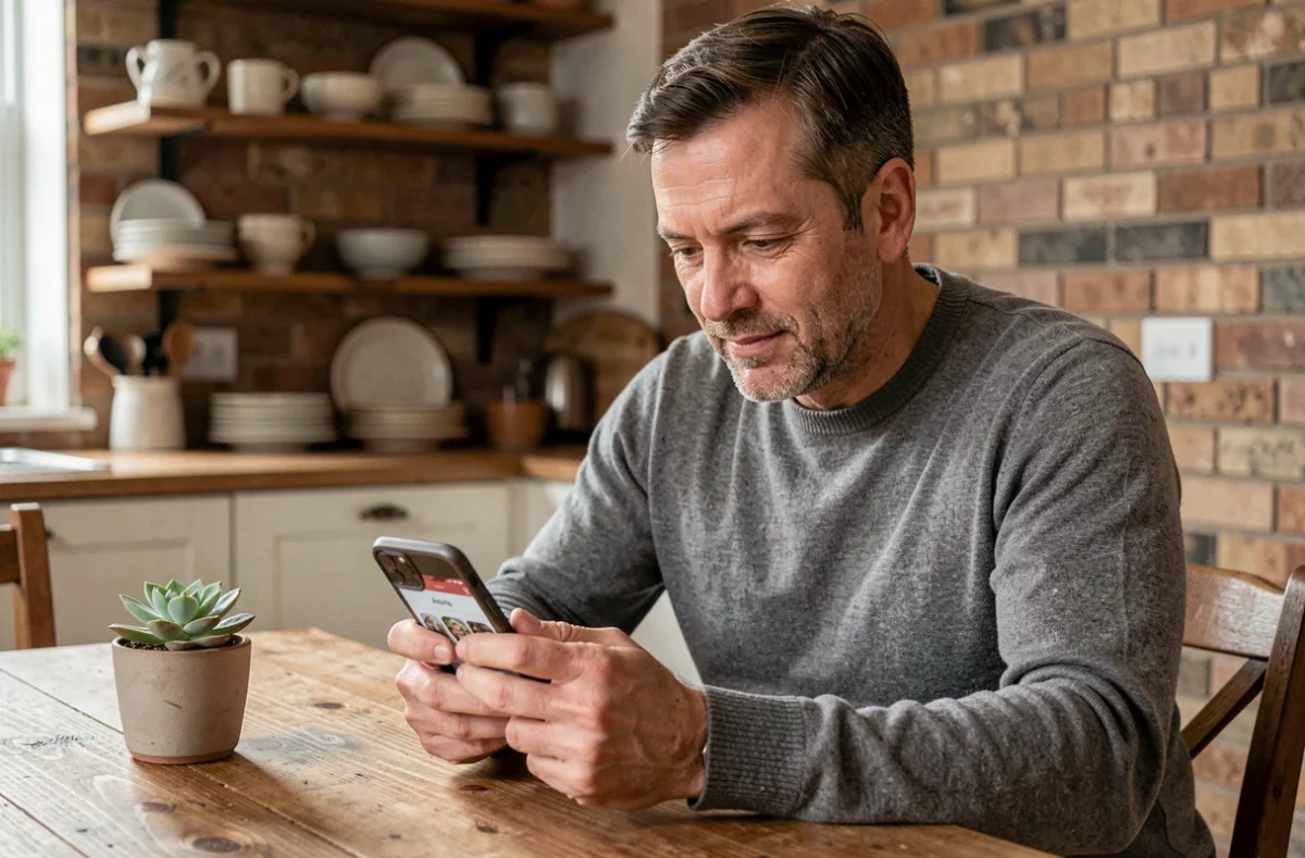 Voyageur vérifiant les détails de sa protection Aircover sur l'application Airbnb depuis une location